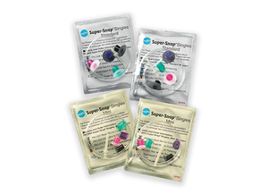 Super-Snap Singles, Mini Size Disk 8mm, 1 Disk of Coarse, Medium, Fine & Super Fine Grits 0503