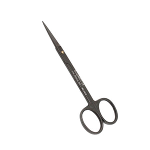 Iris Scissors 4.5", Straight, Stainless Steel, Black Series, 1/Pk MS-008BL