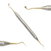 SurgiMac Woodson Composite Instrument, Double-Ended, Gold Tips Stainless Steel, Air Series, 1/Pk