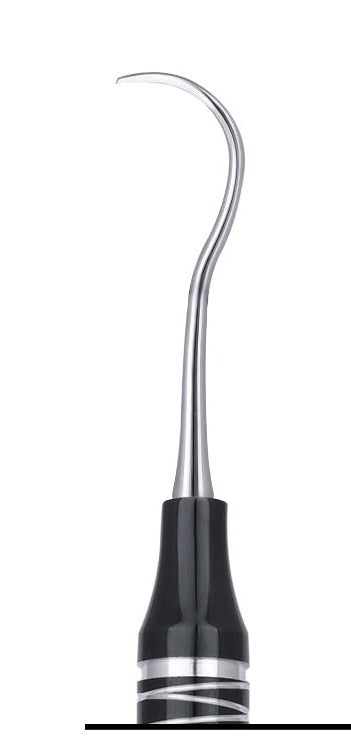 SurgiMac #17S/18S McCall Curette, Black(TiN), Double-Ended, Stainless Steel, Air Series, 1/Pk | SurgiMac Dental Supply