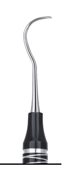 SurgiMac #17S/18S McCall Curette, Black(TiN), Double-Ended, Stainless Steel, Air Series, 1/Pk | SurgiMac Dental Supply