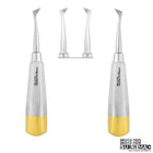 SurgiMac #25 & 26 Medium Cryer Elevator Set, Gold (TiN), Stainless Steel, Air Series, 2/Pk | SurgiMac Dental Supply