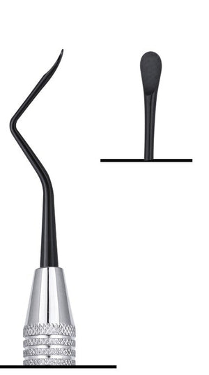 SurgiMac #2 Tunneling Knife, Black(TiN)Tips, Double-Ended, Stainless Steel, Air Series, 1/Pk | SurgiMac Dental Supply