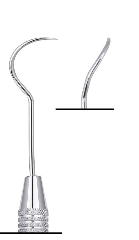 SurgiMac 3CH Cowhorn XTS Explorer, Double-Ended, Stainless Steel, Air Series, 1/Pk | SurgiMac Dental Supply
