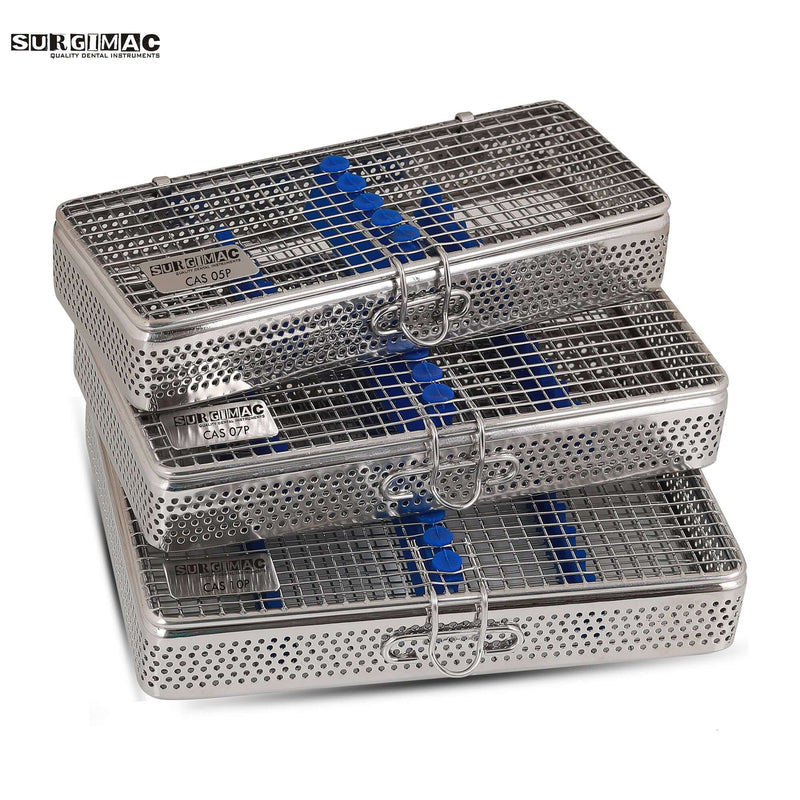 SurgiMac Instruments Cassette Set (Small, Medium, and Large), Stainless Steel, Eco Series, 3/Pk | SurgiMac Dental Supply