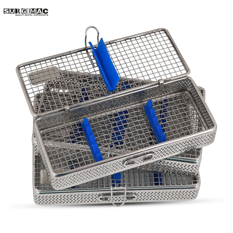 SurgiMac Instruments Cassette Set (Small, Medium, and Large), Stainless Steel, Eco Series, 3/Pk | SurgiMac Dental Supply