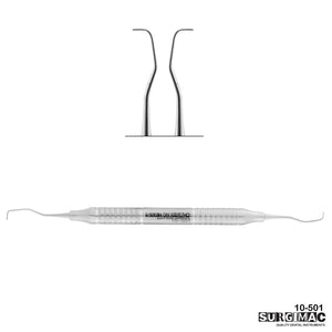 SurgiMac #1/2 Gracey Curette, Double-Ended, Stainless Steel, Air Series, 1/Pk | SurgiMac Dental Supply
