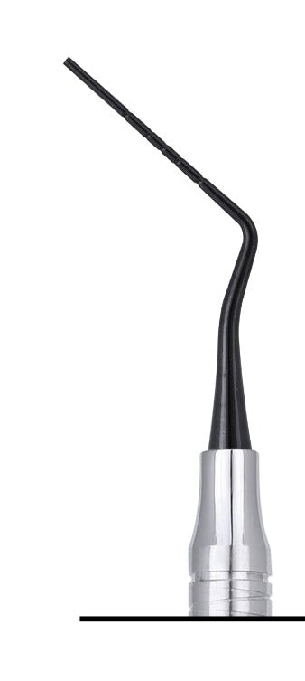 SurgiMac Grisdale Bone Condenser, 1.0/1.7mm, Black(TiN) Tips, Bone Grafting Plugger, 8-11-13-15-18mm, Double-Ended, Stainless Steel, Air Series, 1/Pk | SurgiMac Dental Supply