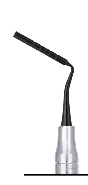 SurgiMac Grisdale Bone Condenser, 2.4/2.7mm Bone Grafting Plugger, Black(TiN) Tips, 8-11-13-18-18mm, Double-Ended, Stainless Steel, Air Series, 1/Pk | SurgiMac Dental Supply