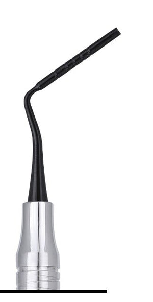 SurgiMac Grisdale Bone Condenser, 1.7/2.0mm Bone Grafting Plugger, Black(TiN) Tips, 8-11-13-18mm, Stainless Steel, Air Series, 1/Pk | SurgiMac Dental Supply