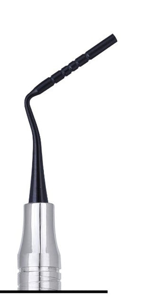 SurgiMac Grisdale Bone Condenser, 2.4/2.7mm Bone Grafting Plugger, Black(TiN) Tips, 8-11-13-18-18mm, Double-Ended, Stainless Steel, Air Series, 1/Pk | SurgiMac Dental Supply