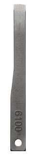 Surgical Blade Carbon Steel No. 6100 Sterile Disposable Individually Wrapped MC-CS-6100