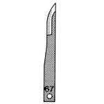 Surgical Blade Carbon Steel No. 67 Sterile Disposable Individually Wrapped MC-CS-67