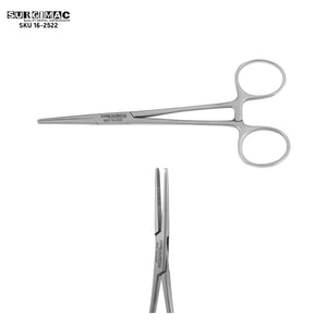SurgiMac 5.5" Straight Hemostats, Standard, Stainless Steel, Eco Series, 1/Pk | SurgiMac Dental Supply
