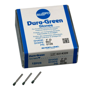 Dura-Green Stones, FG, RD2, 12/pk 0108