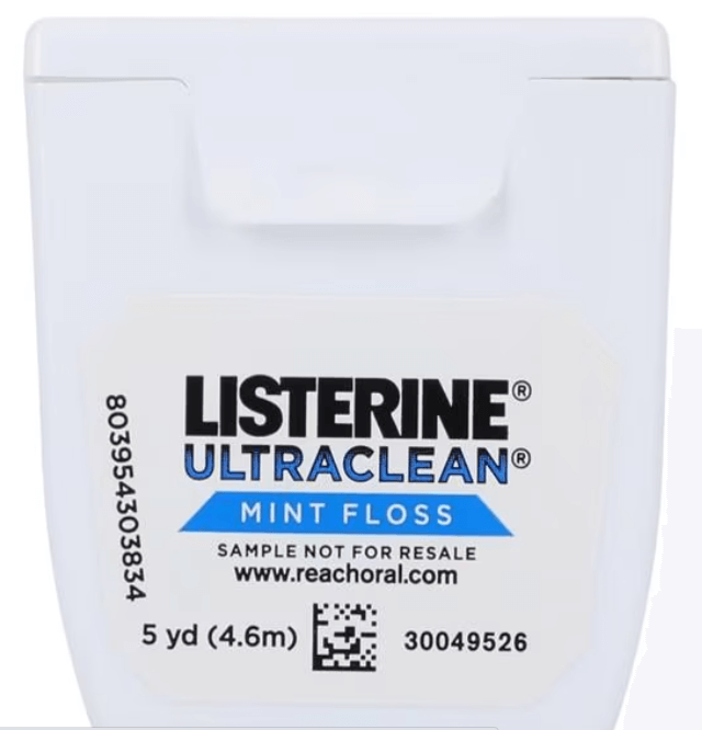 Listerine Ultraclean Dental Floss - Mint Flavored, Waxed 72/Pk | SurgiMac Dental Supply