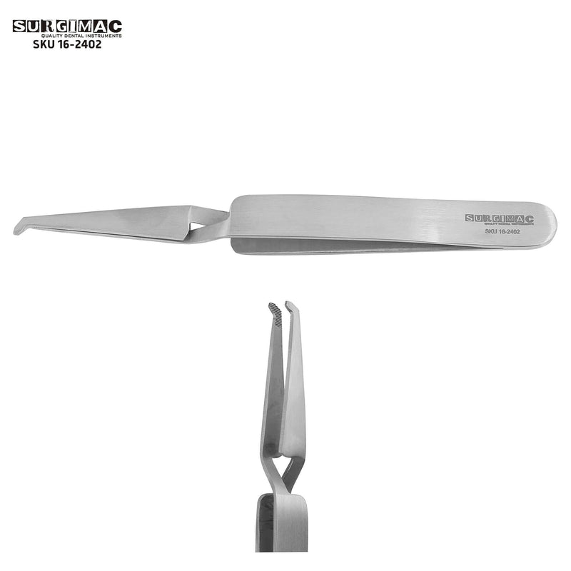 SurgiMac Ultra Slim Direct Bond Bracket Tweezer, Stainless Steel, Pro Series, 1/Pk | SurgiMac Dental Supply