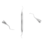 SurgiMac 1/2 Barnhart Curettes, Double Ended, Stainless Steel, Air Series, 1/Pk 10-540