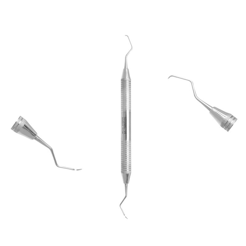 SurgiMac 1/2 Barnhart Curettes, Double Ended, Stainless Steel, Air Series, 1/Pk 10-540