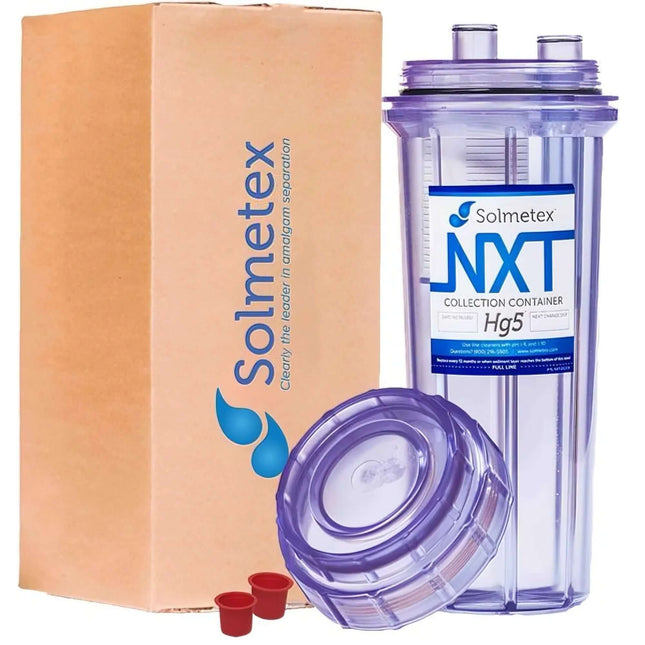 Solmetex NXT Hg5 Collection Container with Recycle Kit | SurgiMac Dental Supply