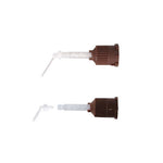 T-Mix HP Mixing Tips, Core Material, Brown, 25 X-Fine Clear Intra-Oral Tips, 25/bg VP-8150T