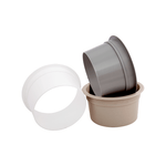 Waste Drop Ring for Cabinet Top, Gray, Fit 5" Hole, Made | SurgiMac Dental Supply
