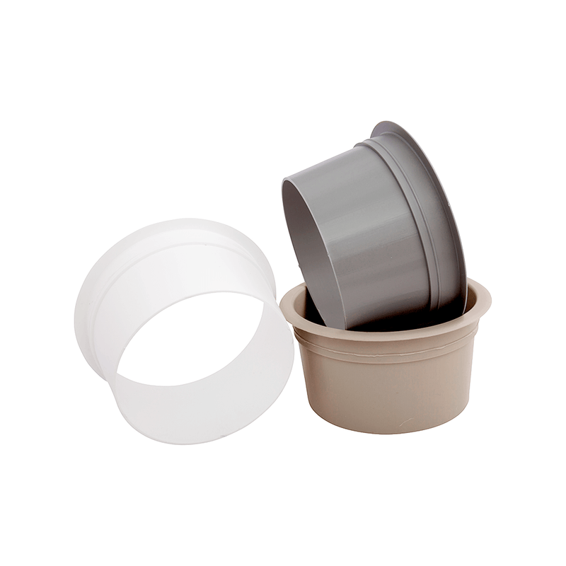 Waste Drop Ring for Cabinet Top, Gray, Fit 5