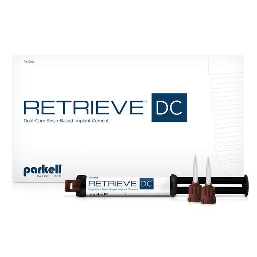 Retrieve DC Implant Cement Kit: 5ml Cartridge + 10 Brown Tips S251