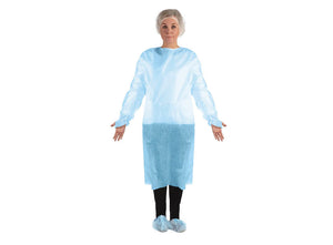 Impervious Gown, X-Large, Blue, 10/pk, 10pk/cs A69955