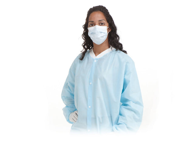 Medicom | Lab Coat, Blue, 50/Cs | A8034