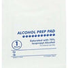 House Brand Alcohol Prep Pads, 2 Ply, Non-Woven, 200/Bx. Individual Pouches