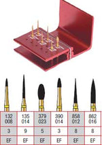 Alpen R1001EF Esthetic Finishing Kit. Set Includes Extra Fine Grit Diamonds | SurgiMac Dental Supply