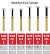Alpen FG #837R.012 Super Coarse Grit, Modified End Cylinder Diamond, Package