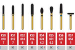 Alpen FG #KS7.054 SuperCoarse Grit, KS Series Diamond Bur. Package of 5 Burs | SurgiMac Dental Supply