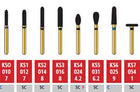 Alpen FG #KS4.024 Fine Grit, KS Series Diamond Bur. Package of 5 Burs | SurgiMac Dental Supply