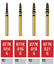 Alpen Turbo Cut Alpen TurboCut FG #877K.018 Supercoarse Grit, Curettage/Beveled | SurgiMac Dental Supply