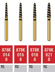 Alpen Turbo Cut FG #878K.018 Supercoarse Grit, Curettage Turbo Cut Diamond Bur | SurgiMac Dental Supply