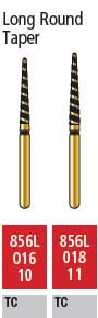 Alpen Turbo Cut Alpen TurboCut FG #856L.016 Supercoarse Grit, Long Round Taper | SurgiMac Dental Supply