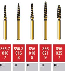 Alpen Turbo Cut FG #856.018 Supercoarse Grit, Round End Taper Turbo Cut Diamond | SurgiMac Dental Supply