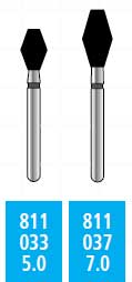 Alpen x1 FG #811.037 Super Coarse Grit, Occlusal Reduction, Single Use Diamond | SurgiMac Dental Supply