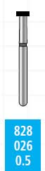 Alpen x1 FG #828.026 Medium Grit, .05 Depth Marker, Single Use Diamond Bur | SurgiMac Dental Supply