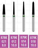 Alpen x1 FG #879K.018 Super Coarse Grit, Curettage/Pointed Taper Shaped Single | SurgiMac Dental Supply