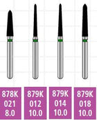 Alpen x1 FG #878K.021 Coarse Grit, Curettage/Pointed Taper Single Use Diamond | SurgiMac Dental Supply
