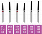 Alpen x1 FG #847.014 Super Coarse Grit, Flat End Taper, Single Use Diamond Bur | SurgiMac Dental Supply