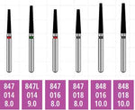 Alpen x1 FG #847.014 Super Coarse Grit, Flat End Taper, Single Use Diamond Bur | SurgiMac Dental Supply