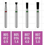 Alpen x1 FG #805.016 Coarse Grit, Inverted Cone, Single Use Diamond Bur | SurgiMac Dental Supply
