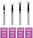 SurgiMac Alpen x1 FG #847R.016 Fine Grit, Modified Flat End Taper, Single Use Diamond Bur, 25/Pk | SurgiMac Dental Supply