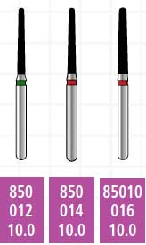 Alpen x1 FG #850.014 Coarse Grit, Round End Taper, Single Use Diamond Bur | SurgiMac Dental Supply