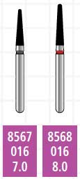 Alpen x1 FG #8567.016 Medium Grit, Round End Taper, Single Use Diamond Bur | SurgiMac Dental Supply