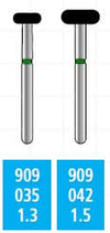 SurgiMac Alpen x1 FG #909.035 Coarse Grit, Wheel Shaped, Single Use Diamond Bur, 25/Pk